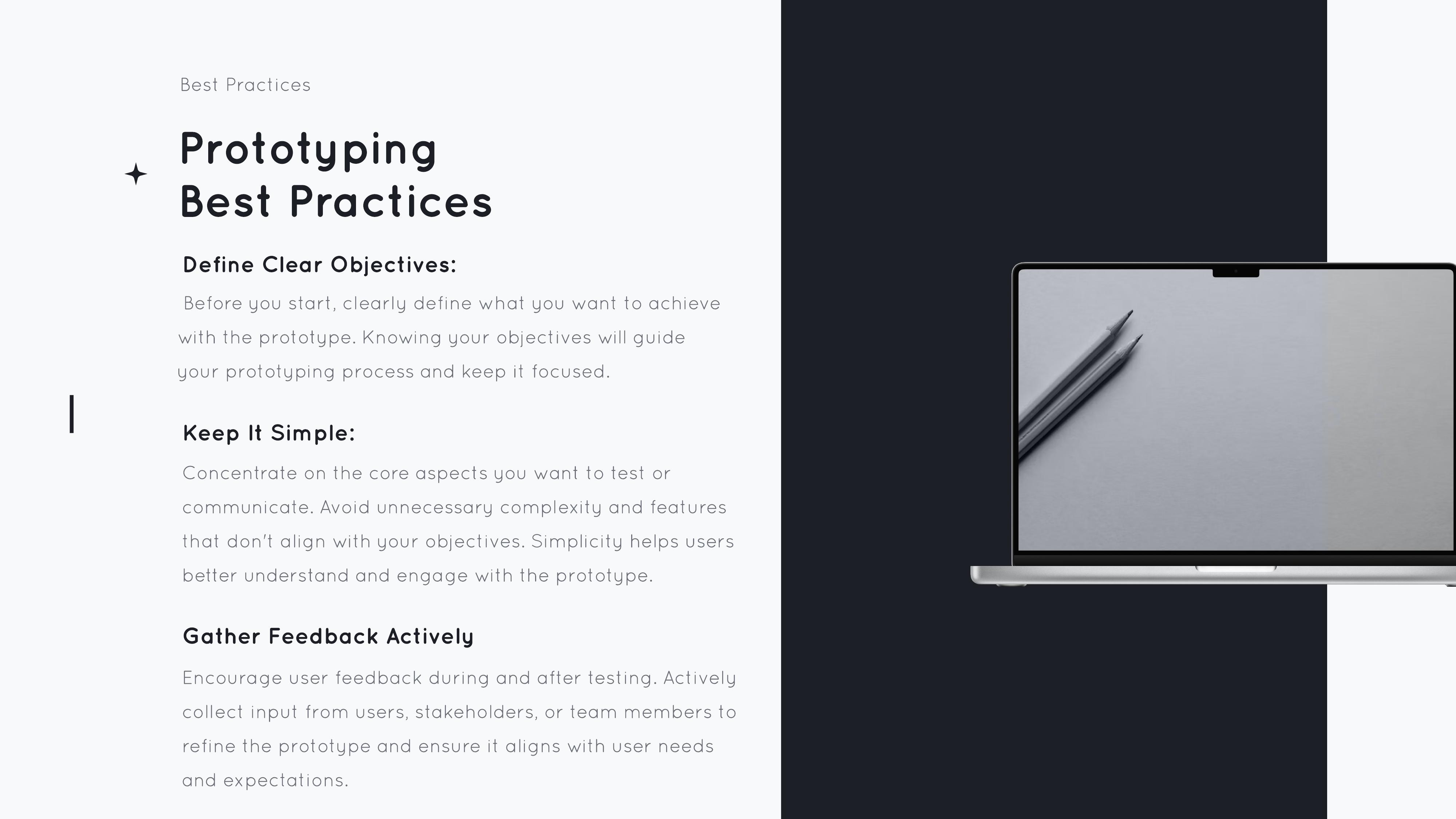 Prototyping Best Practices — Define Clear Objectives, Keep It Simple, Gather Feedback Actively